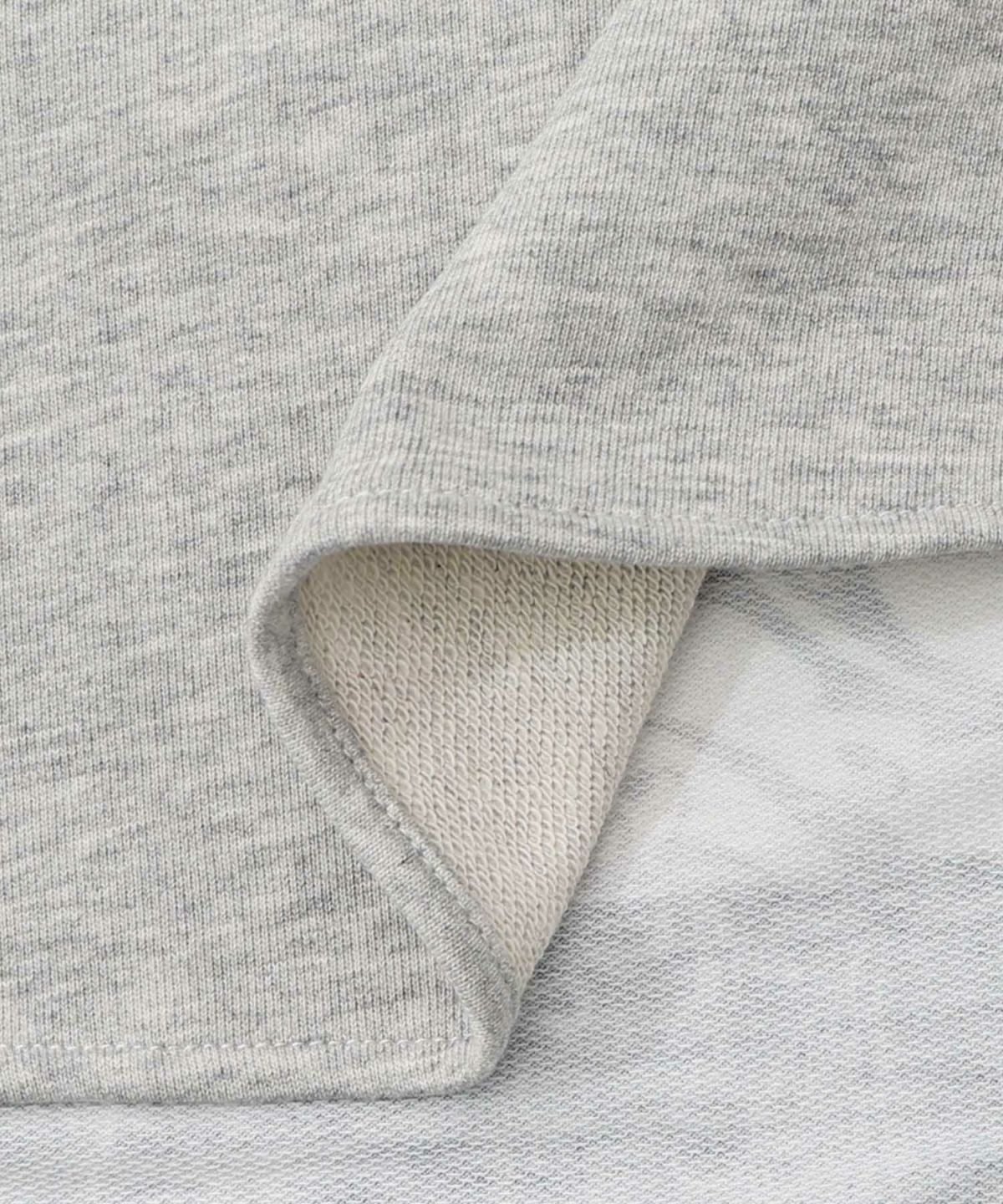 パッチワーク風柄 異素材切替ワンピース-20