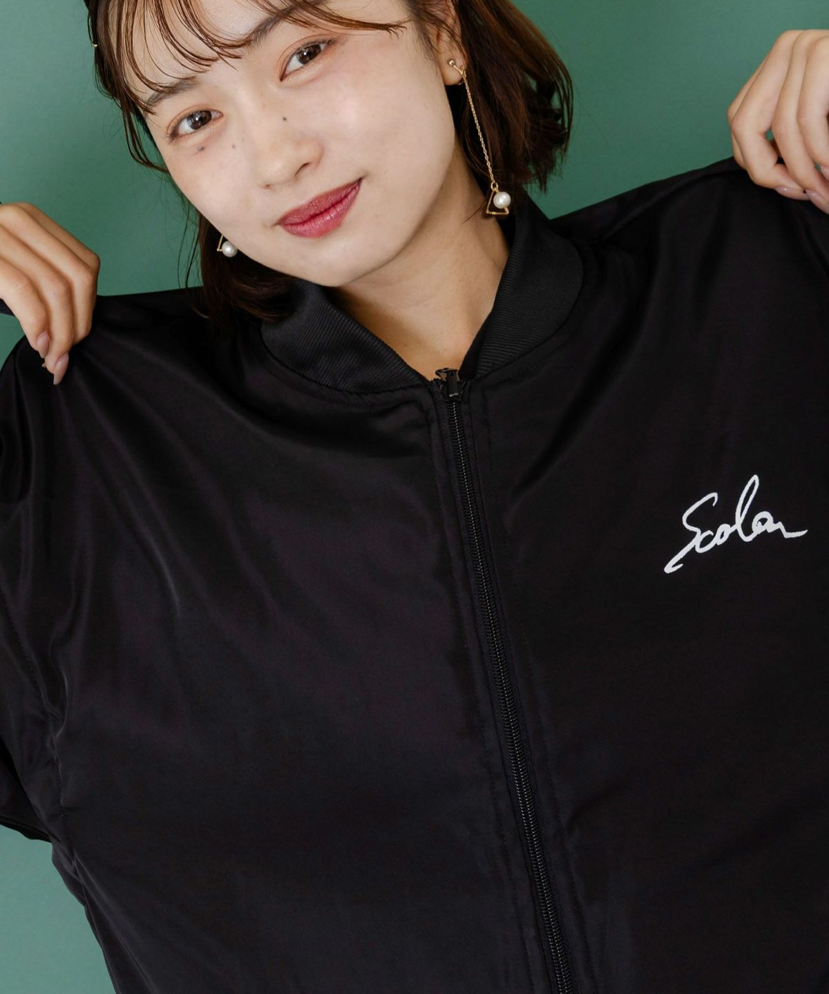 天の川スカラーちゃん柄orボア 4WAYブルゾン-6