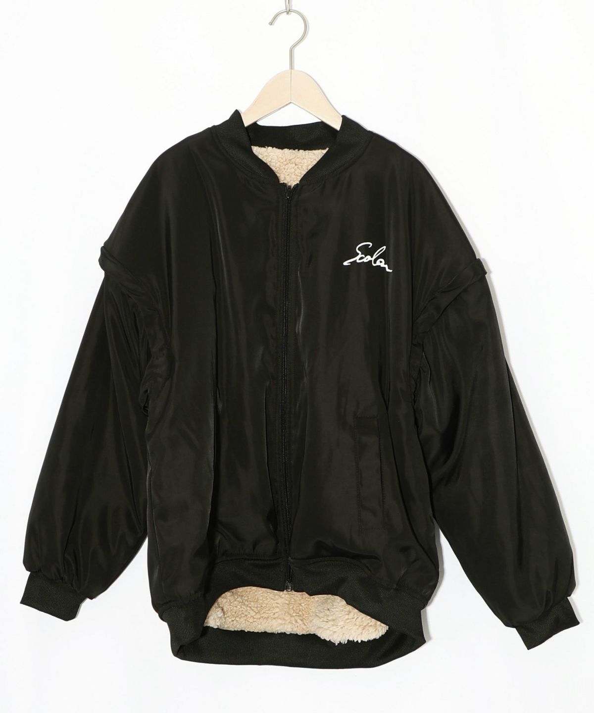 天の川スカラーちゃん柄orボア 4WAYブルゾン-16