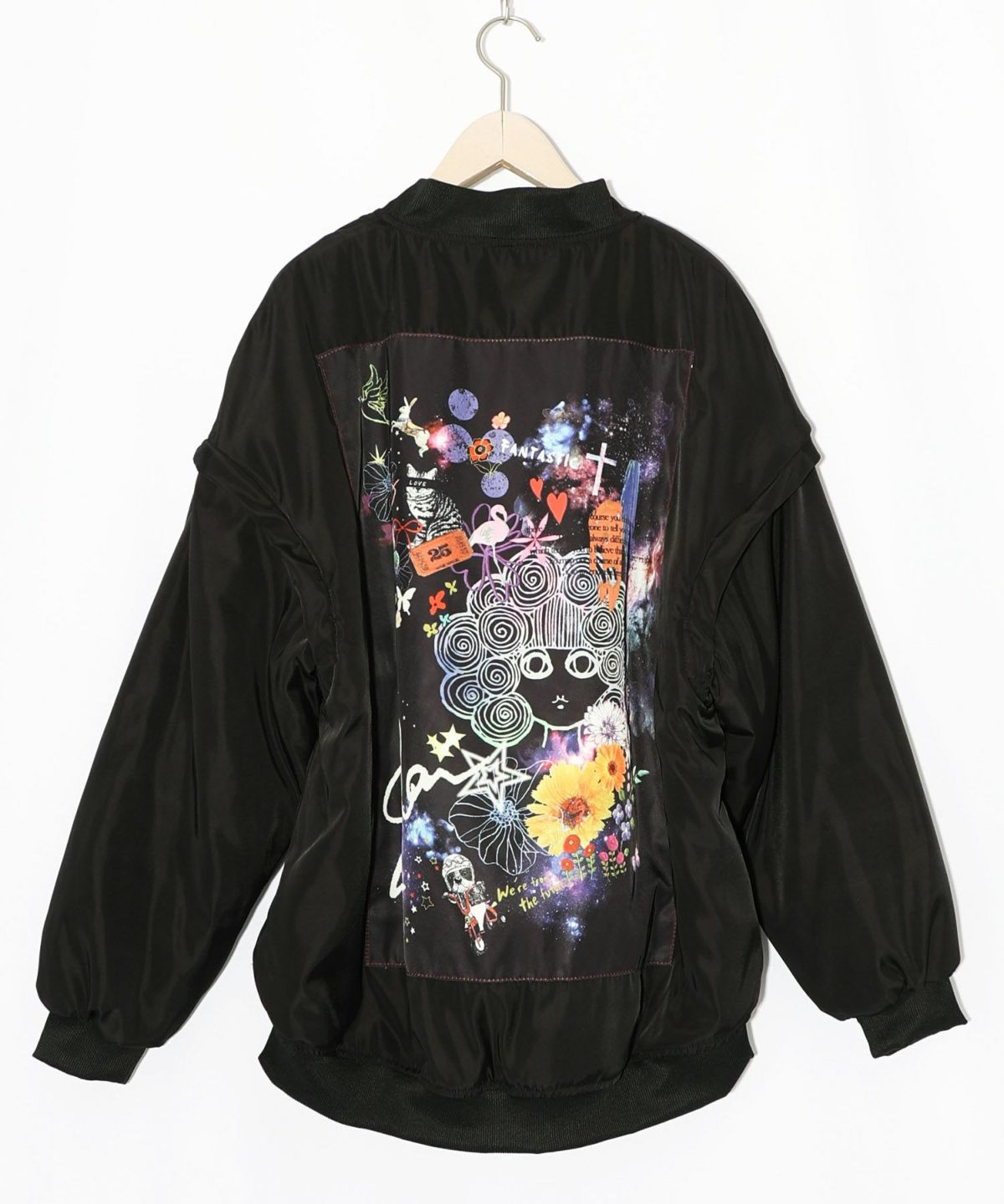 天の川スカラーちゃん柄orボア 4WAYブルゾン-17