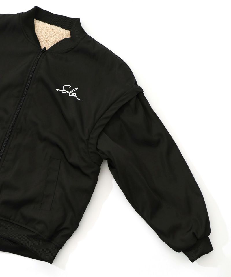 天の川スカラーちゃん柄orボア 4WAYブルゾン-23