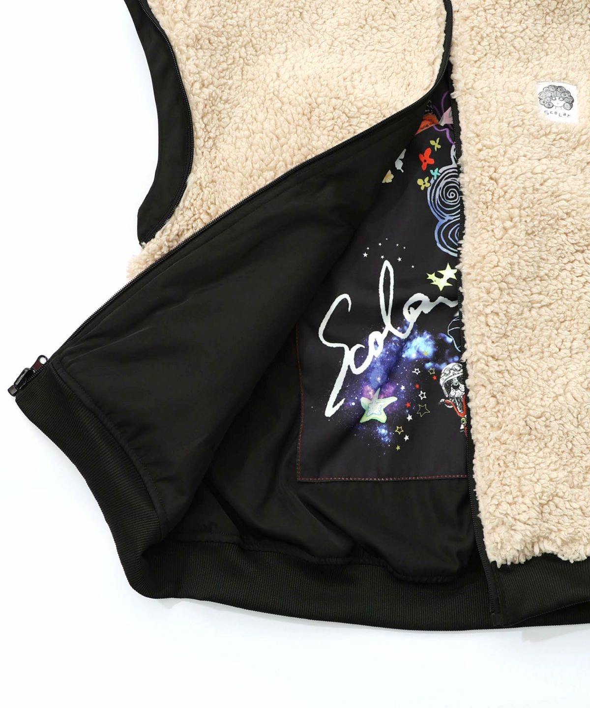 天の川スカラーちゃん柄orボア 4WAYブルゾン-30