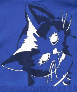 ひょっこり黒ネコ×フリル付き 4WAYプルオーバー-24