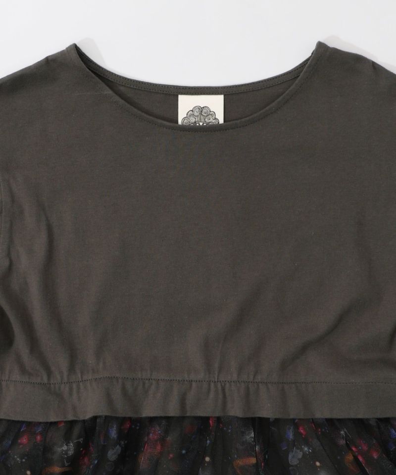 2柄展開タック入りチュールバルーンスカート-14