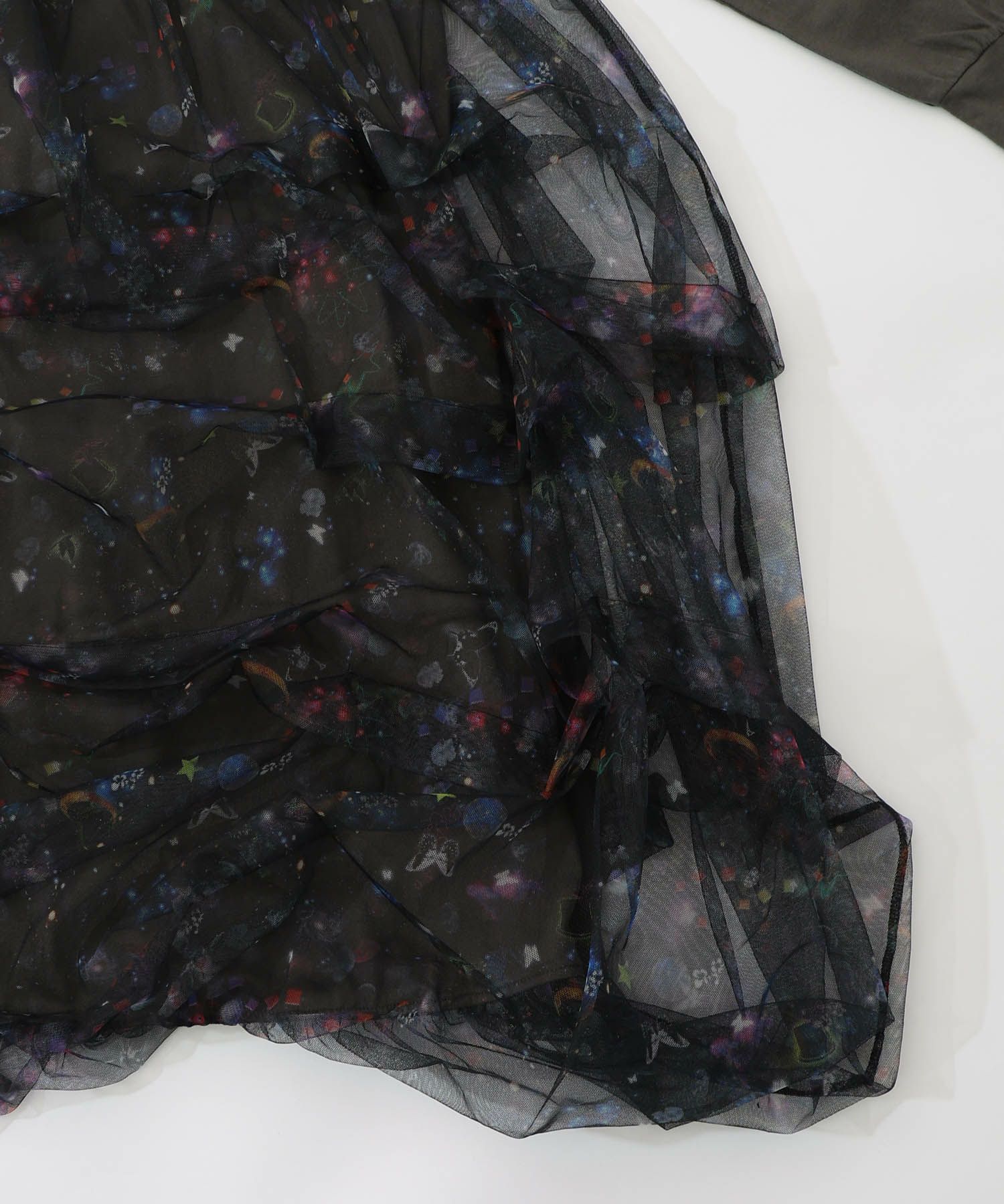 2柄展開タック入りチュールバルーンスカート-16