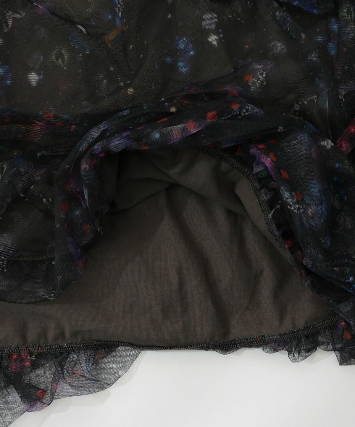 2柄展開タック入りチュールバルーンスカート-17