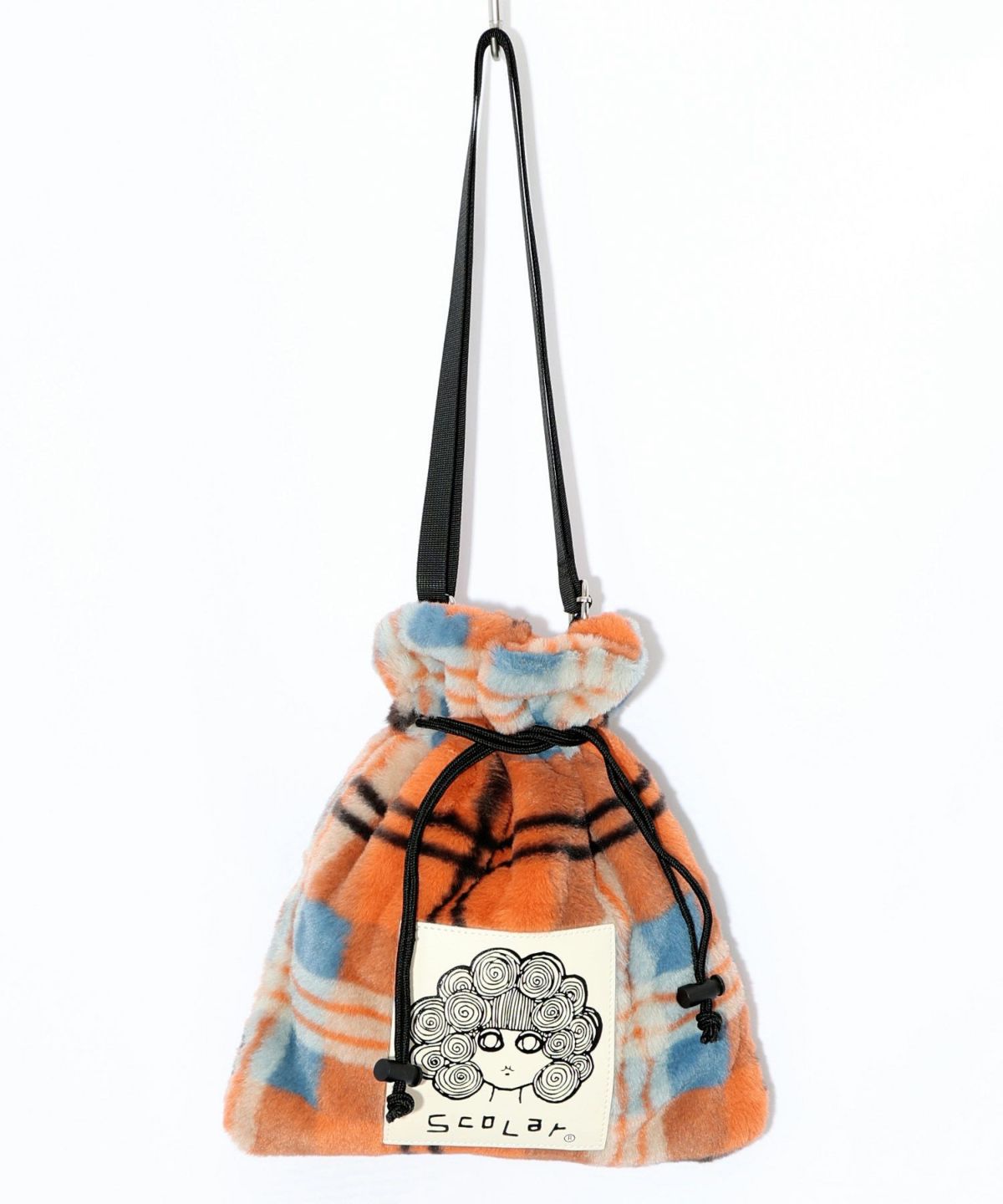 もふもふチェック ミニショルダーバッグ-5