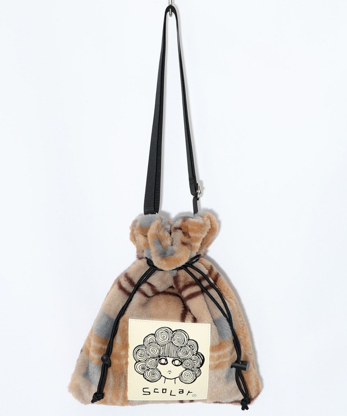 もふもふチェック ミニショルダーバッグ-7