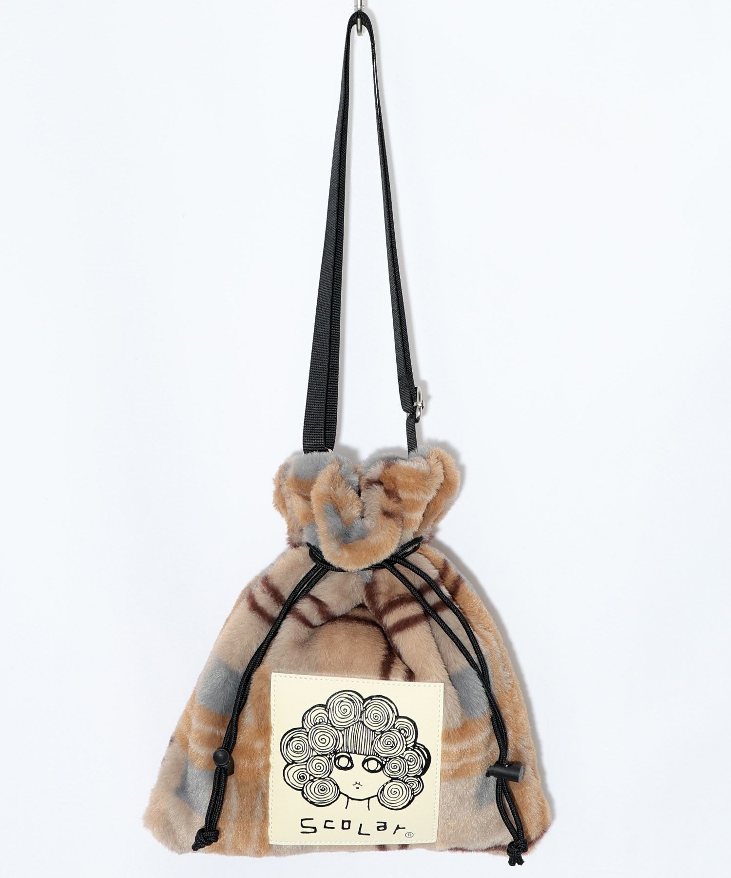 もふもふチェック ミニショルダーバッグ-7