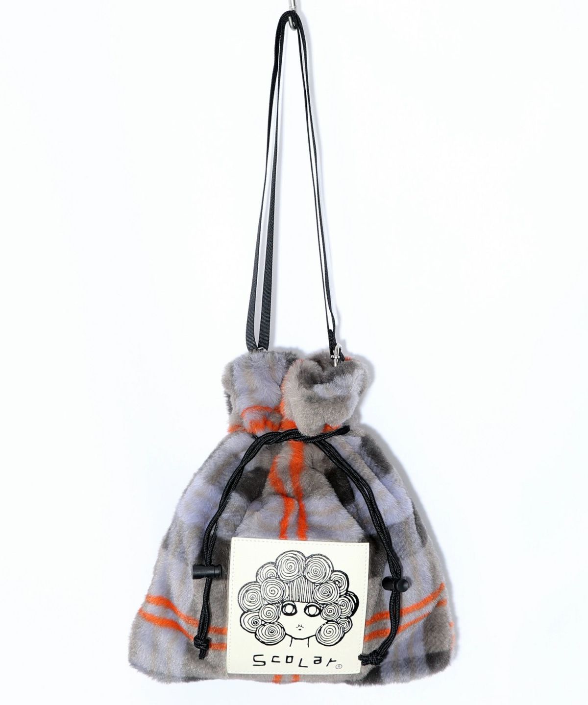 もふもふチェック ミニショルダーバッグ-9