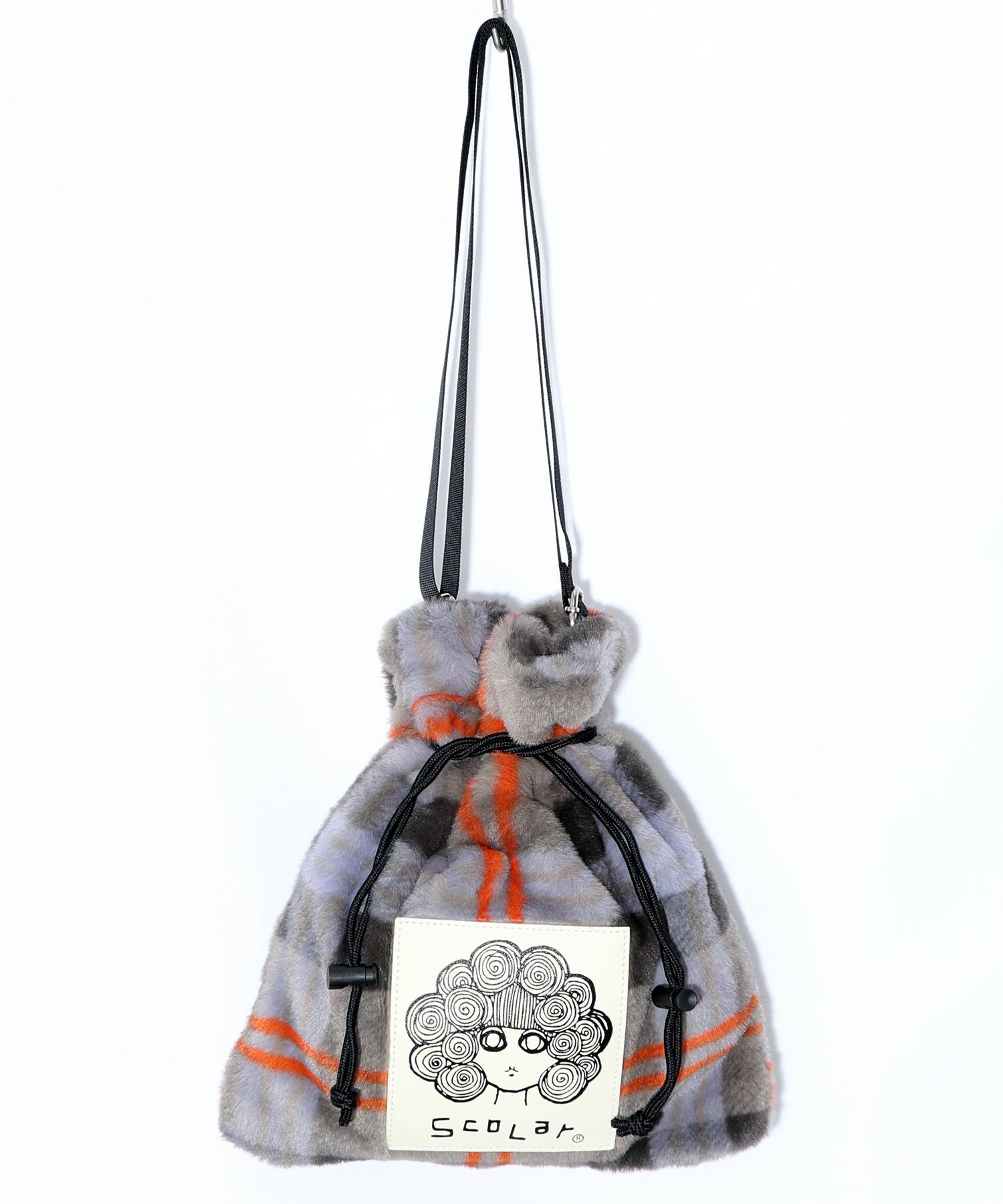 もふもふチェック ミニショルダーバッグ-9