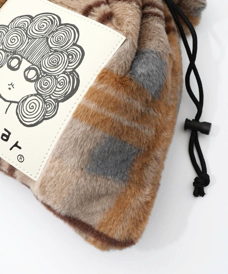 もふもふチェック ミニショルダーバッグ-14