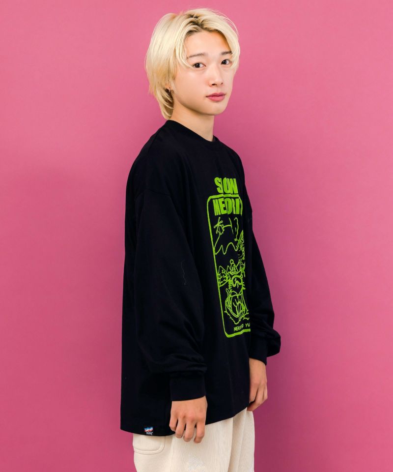 ラビルとネコのスノーメモリープルオーバー-3