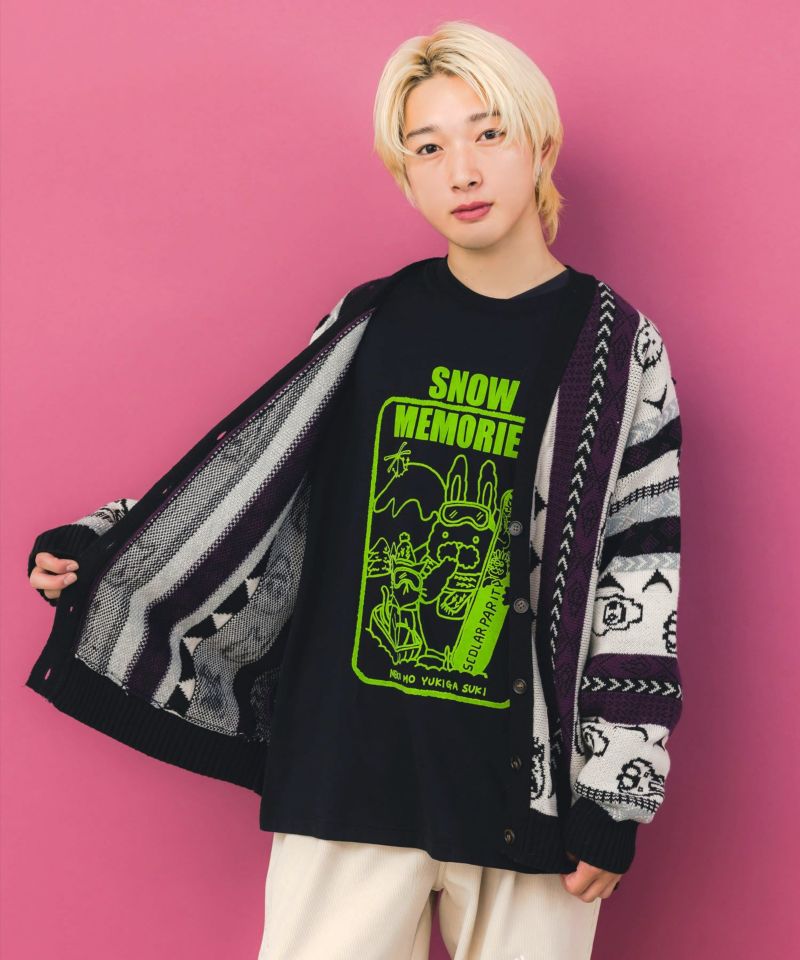 ラビルとネコのスノーメモリープルオーバー-7