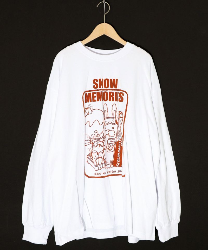 ラビルとネコのスノーメモリープルオーバー-8