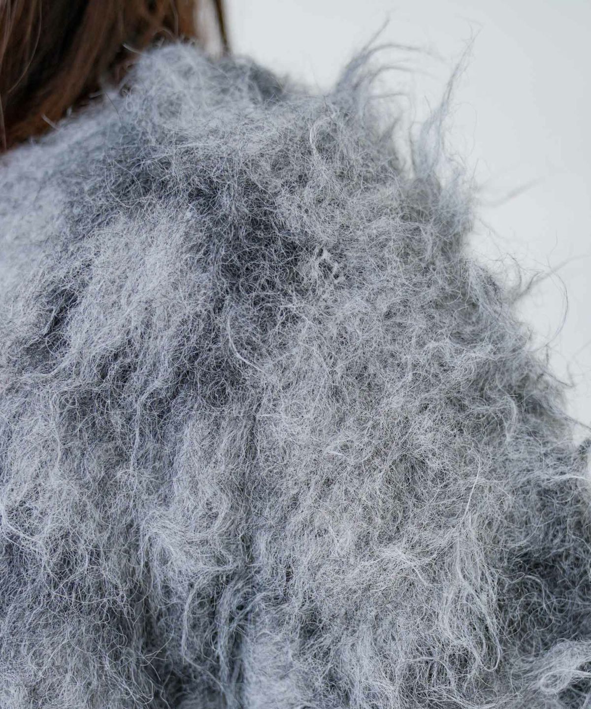 マーブル模様シャギーニットカーディガン-21