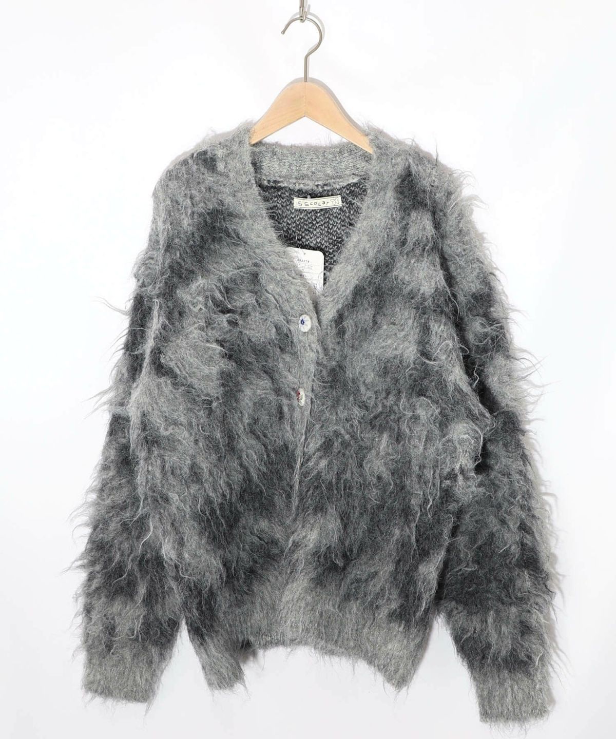 マーブル模様シャギーニットカーディガン-26