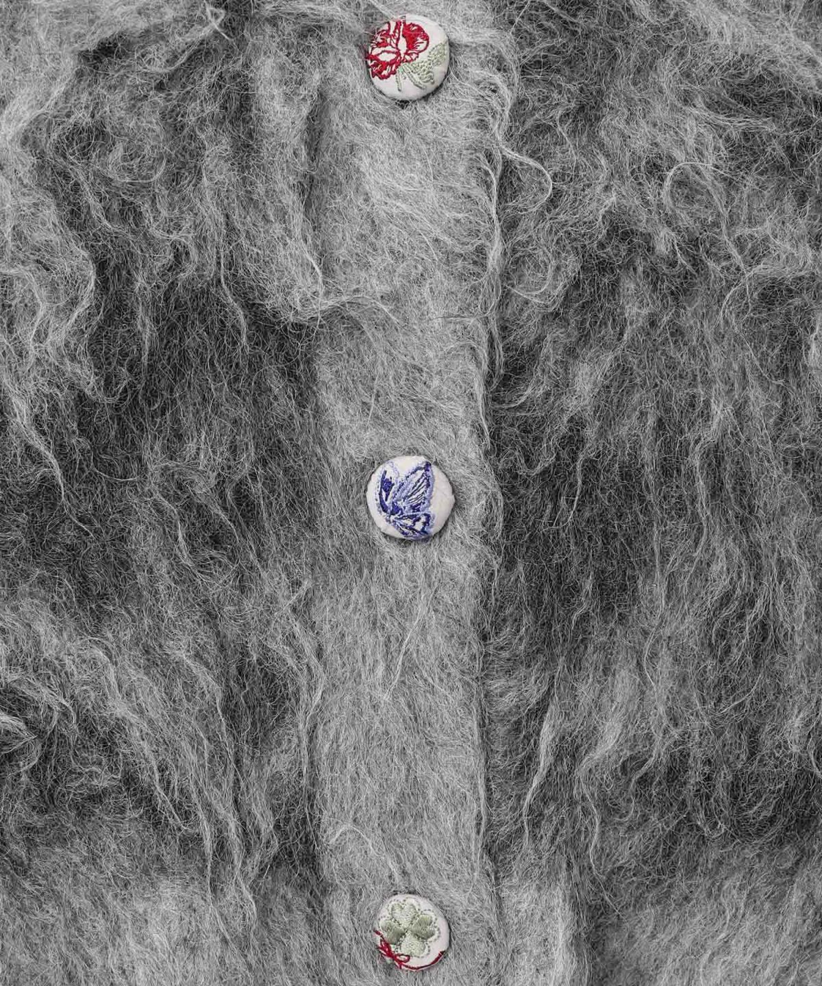 マーブル模様シャギーニットカーディガン-27