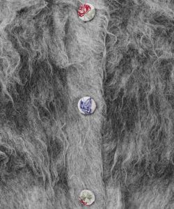 マーブル模様シャギーニットカーディガン-27