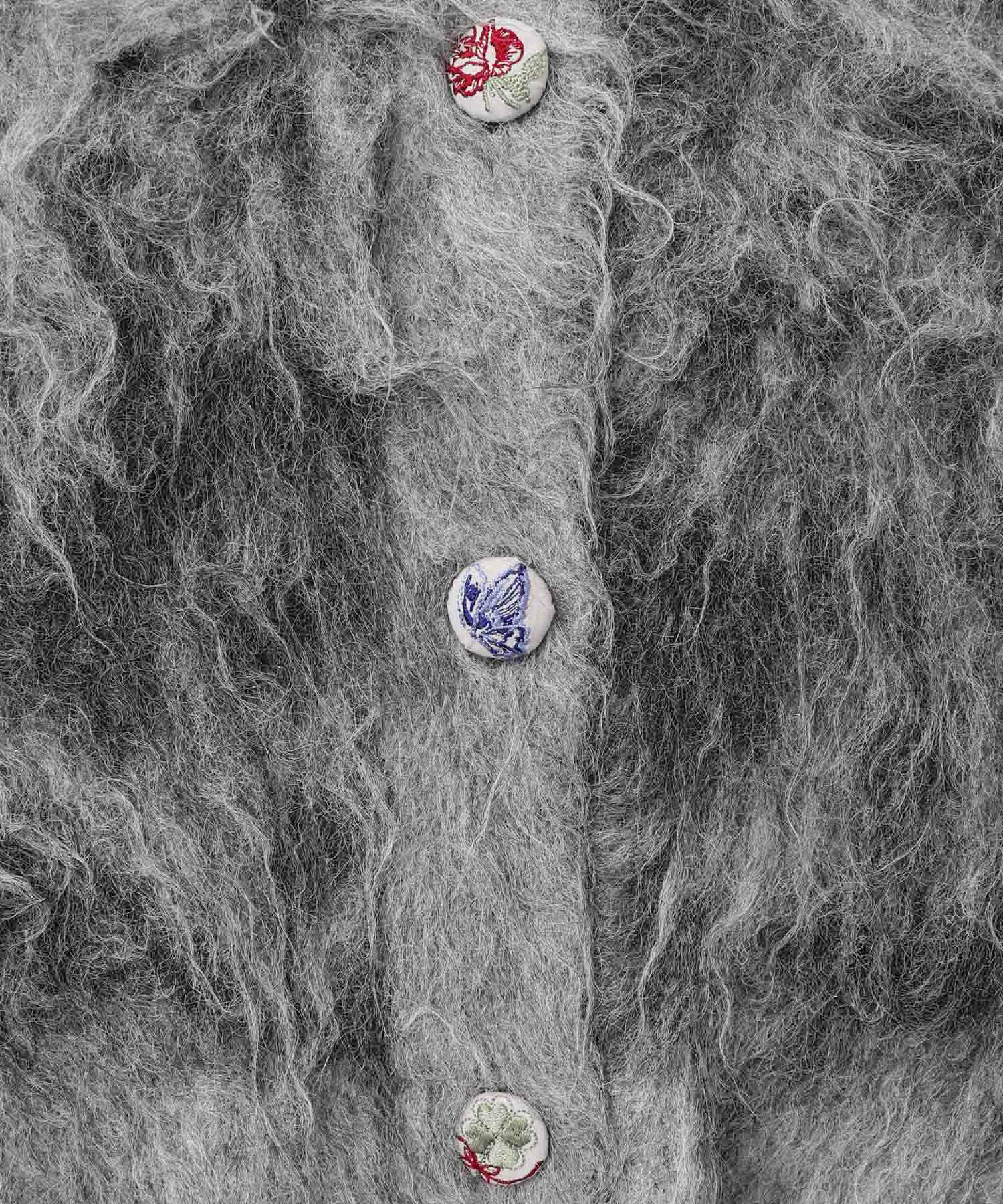 マーブル模様シャギーニットカーディガン-27