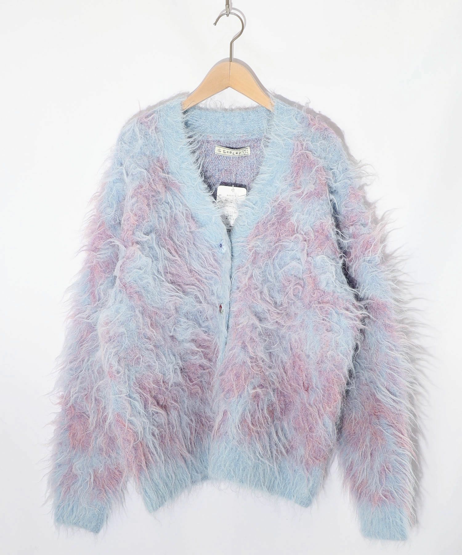 マーブル模様シャギーニットカーディガン-28