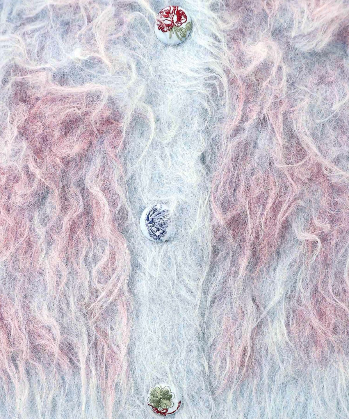 マーブル模様シャギーニットカーディガン-29