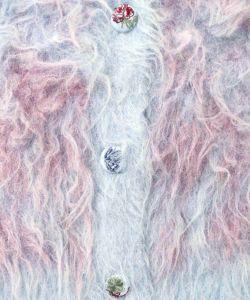 マーブル模様シャギーニットカーディガン-29