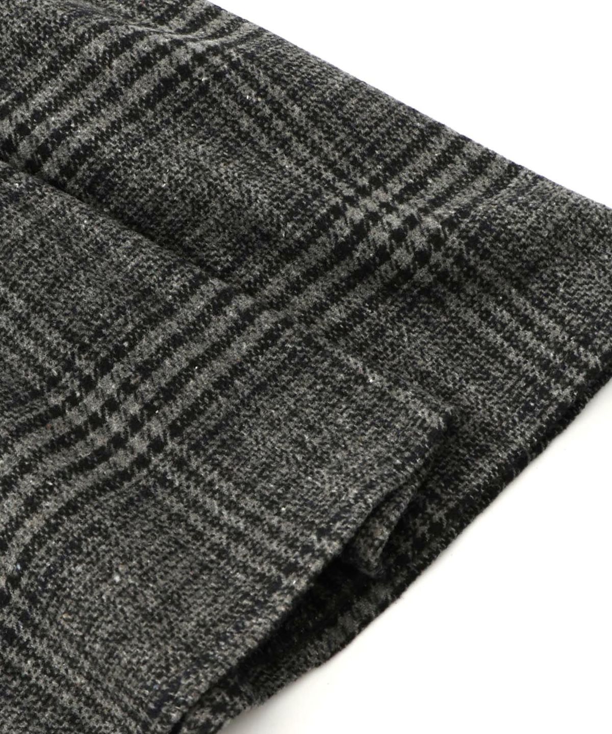 バラ×蝶刺繍起毛 チェックマーメイドスカート-14