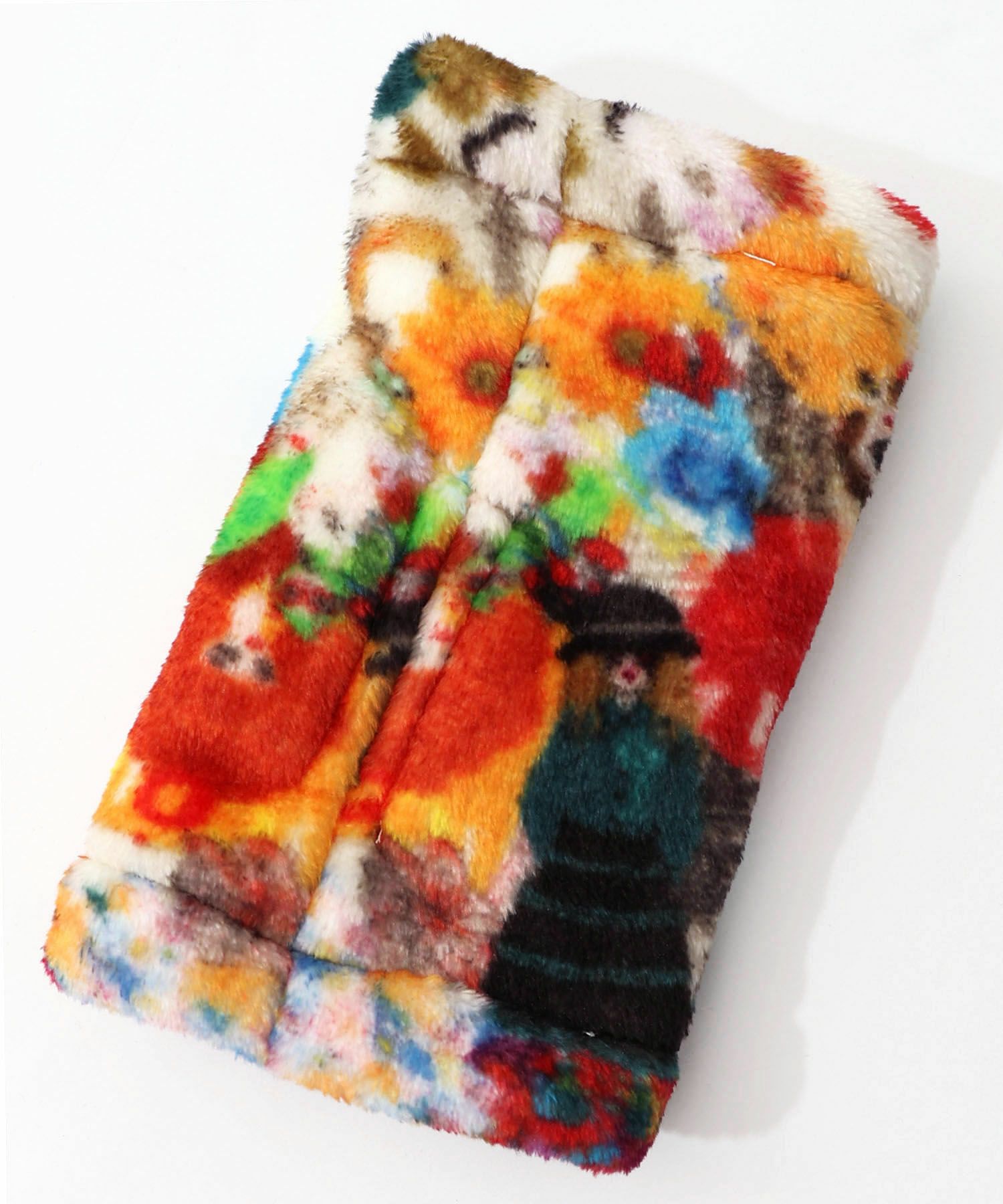 アームウォーマー付き レトロ柄裏毛プルオーバー-27