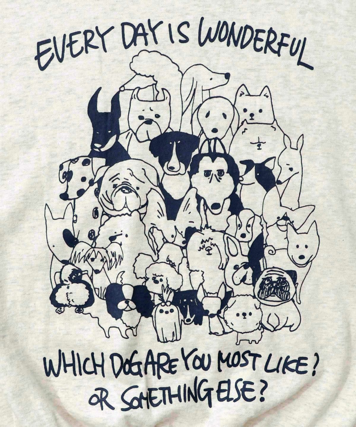 毎日がわんダフル柄アシメプルオーバー-8