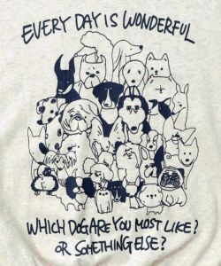 毎日がわんダフル柄アシメプルオーバー-8