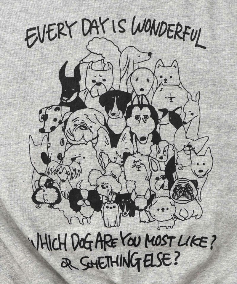 毎日がわんダフル柄アシメプルオーバー-10