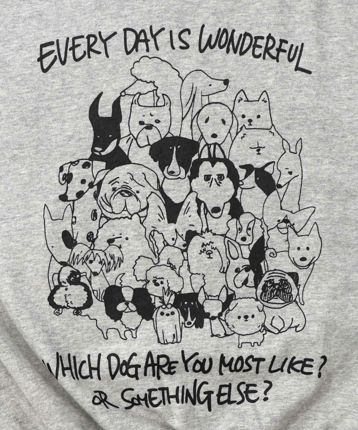 毎日がわんダフル柄アシメプルオーバー-10