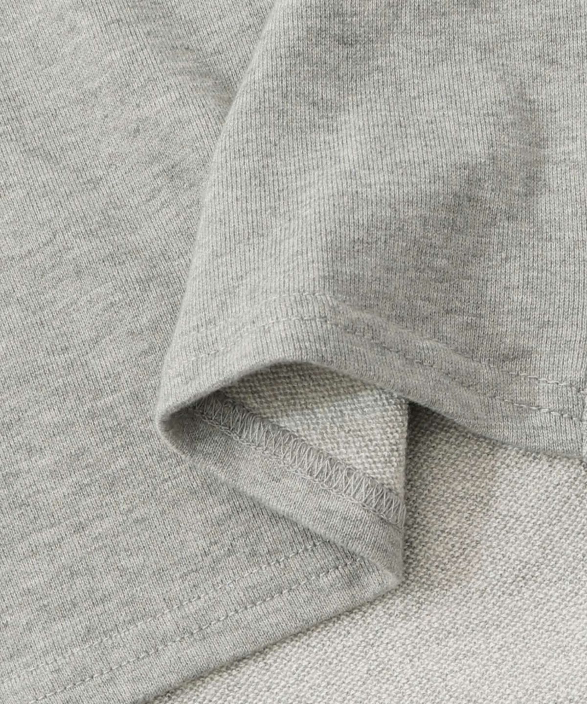 ミニ裏毛×起毛レースきのこ柄レイヤード風チュニック-18