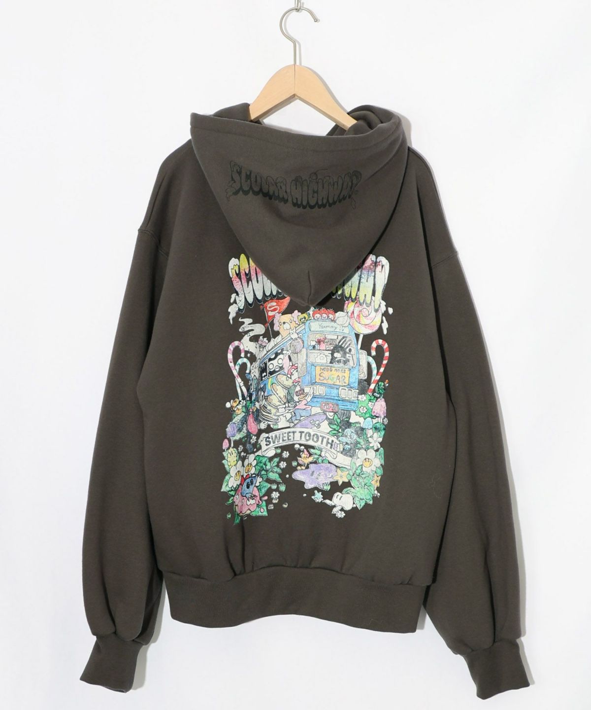 スカラーハイウェイ ヴィンテージ風パーカー-9