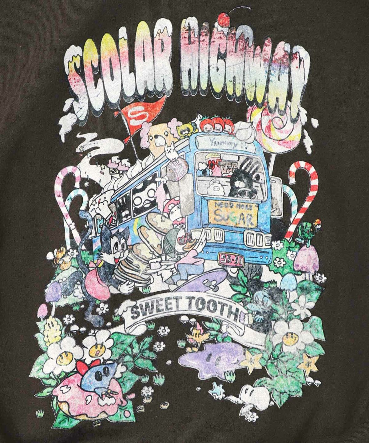 スカラーハイウェイ ヴィンテージ風パーカー-10