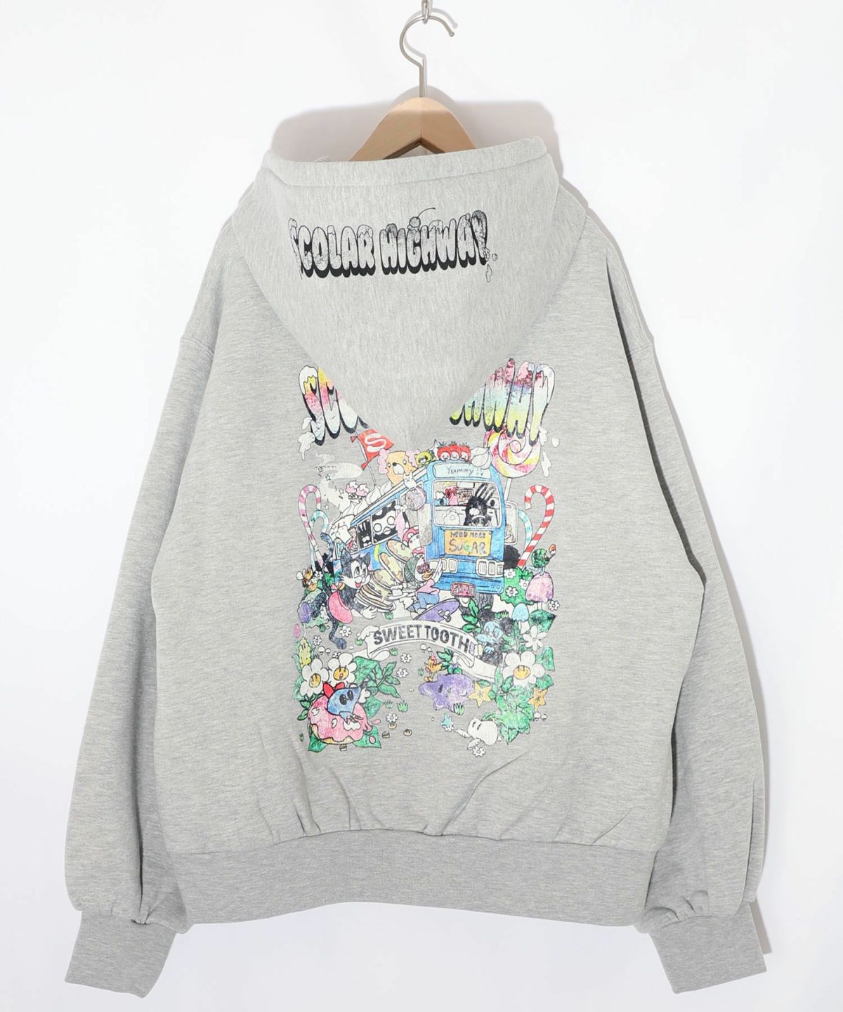 スカラーハイウェイ ヴィンテージ風パーカー-12