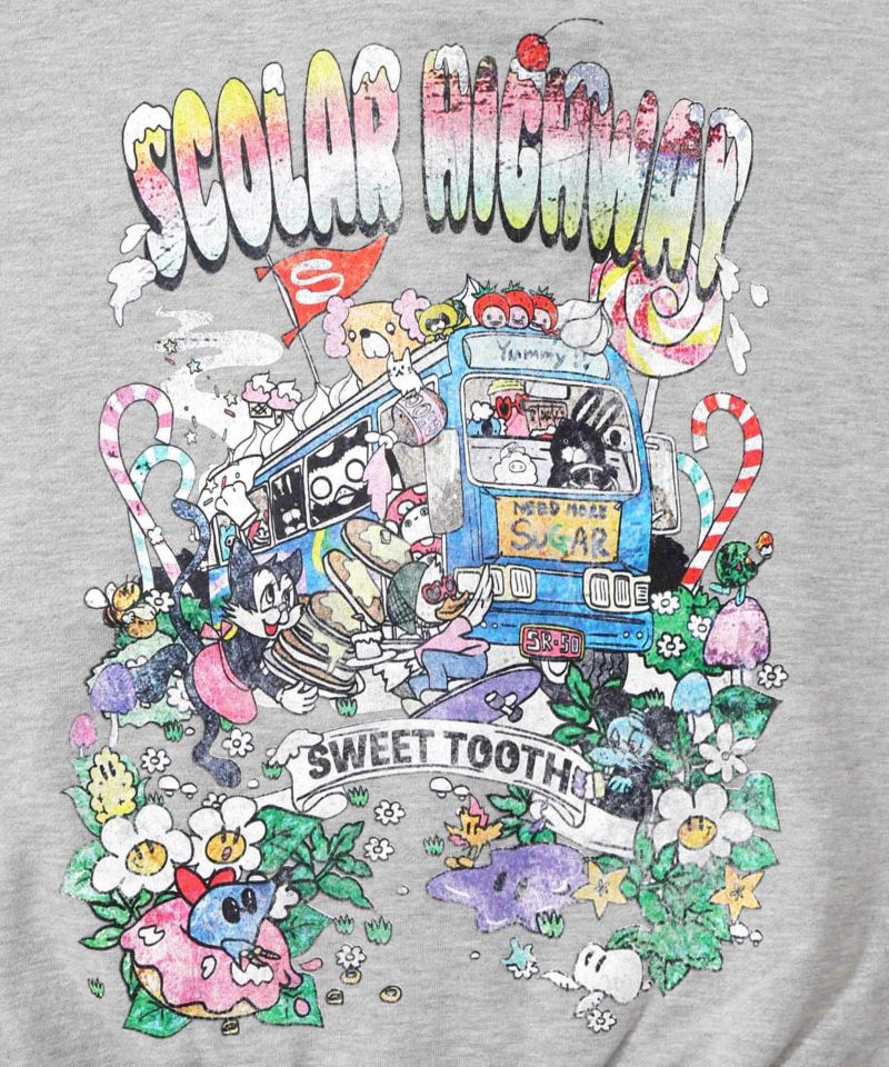 スカラーハイウェイ ヴィンテージ風パーカー-13