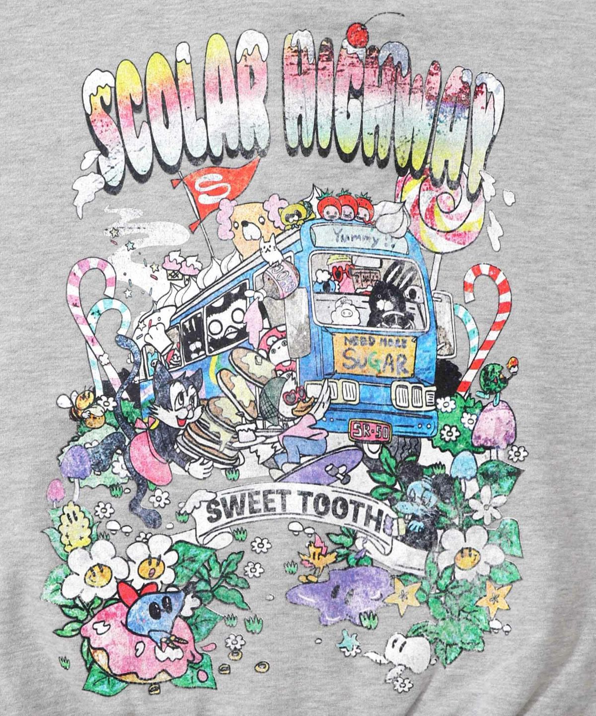 スカラーハイウェイ ヴィンテージ風パーカー-13