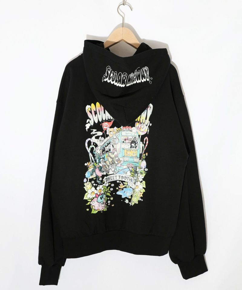 スカラーハイウェイ ヴィンテージ風パーカー-15