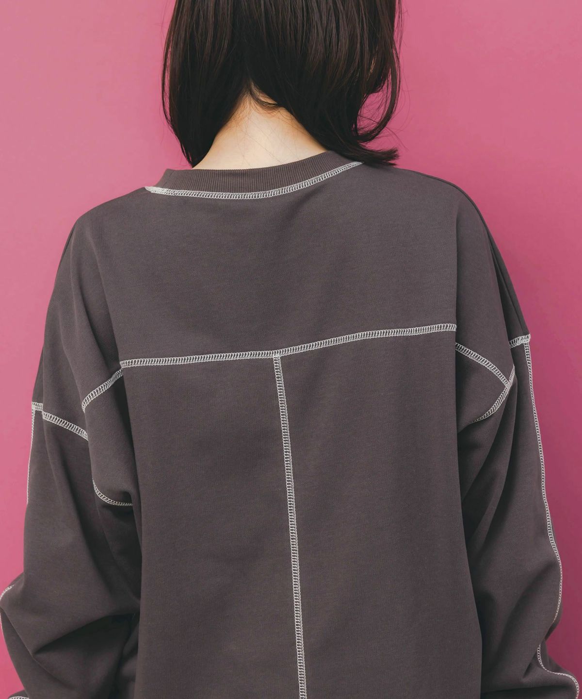 スカラーハイウェイ ヴィンテージ風プルオーバー-7