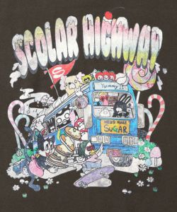 スカラーハイウェイ ヴィンテージ風プルオーバー-10