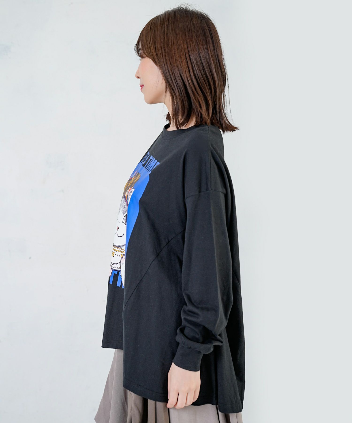 ティータイムターバンネコちゃんプルオーバー-4