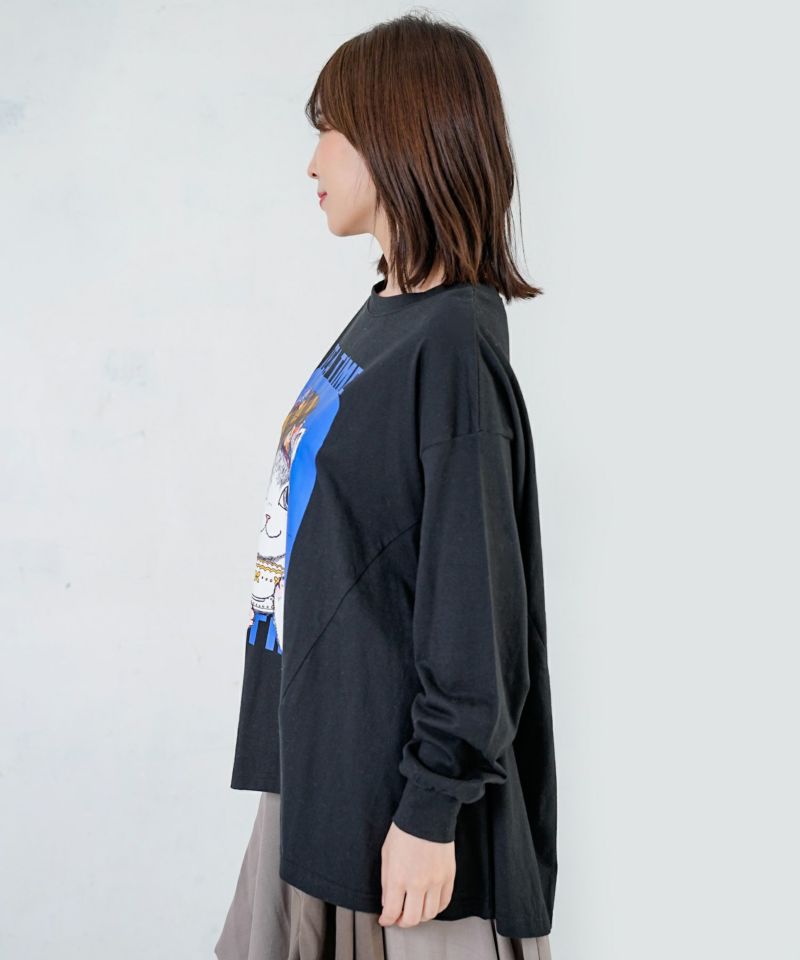 ティータイムターバンネコちゃんプルオーバー-4