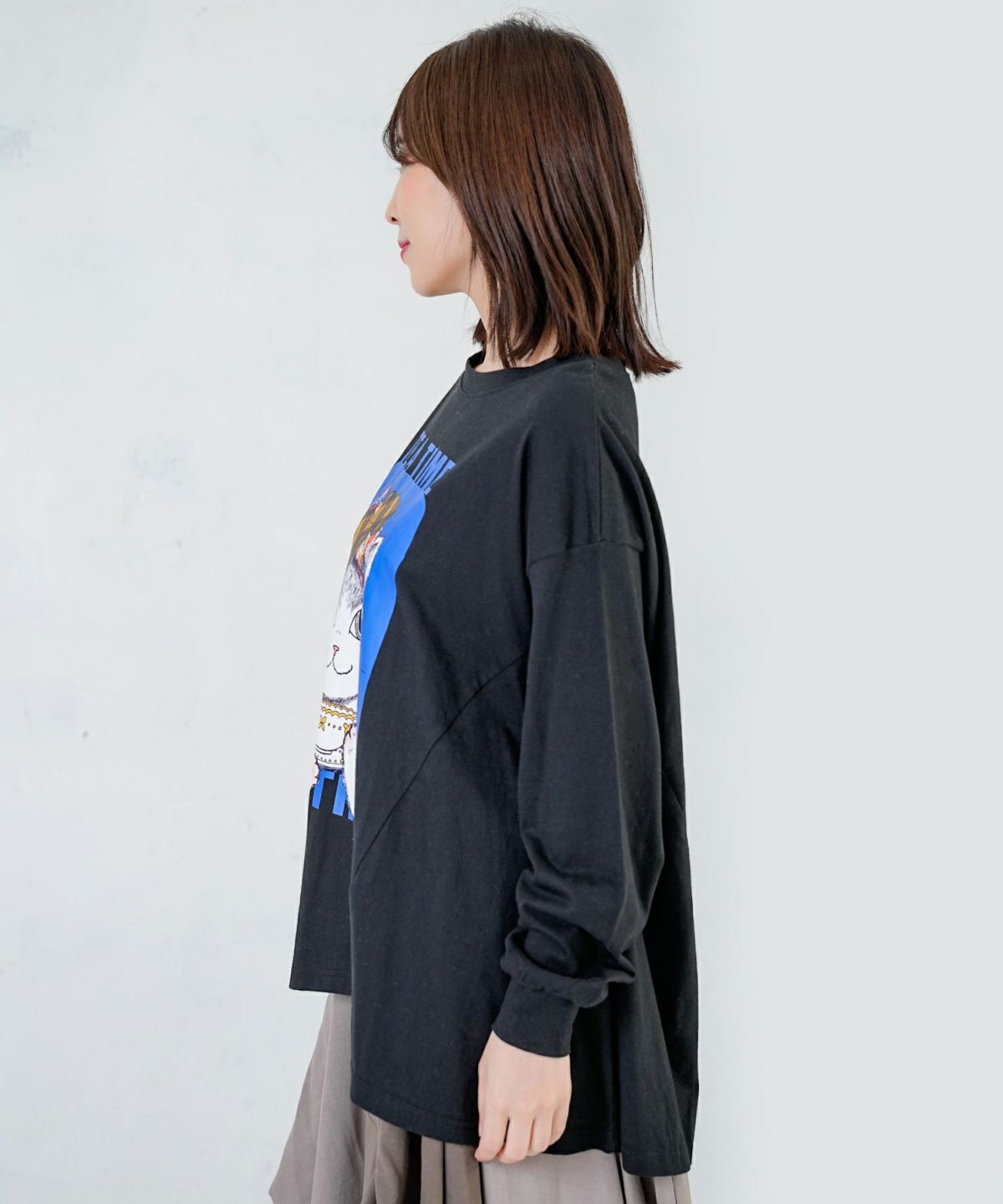 ティータイムターバンネコちゃんプルオーバー-4