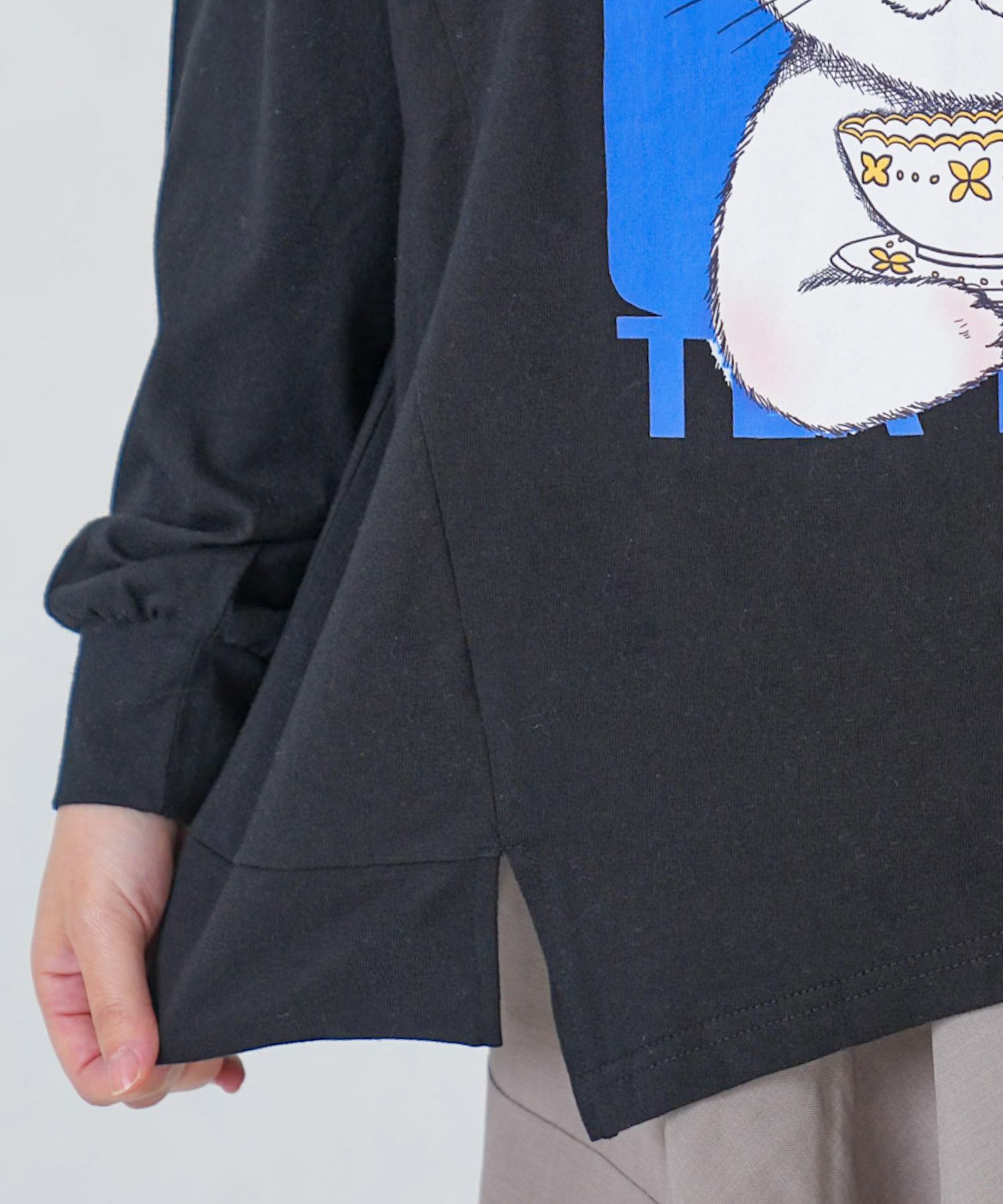 ティータイムターバンネコちゃんプルオーバー-6