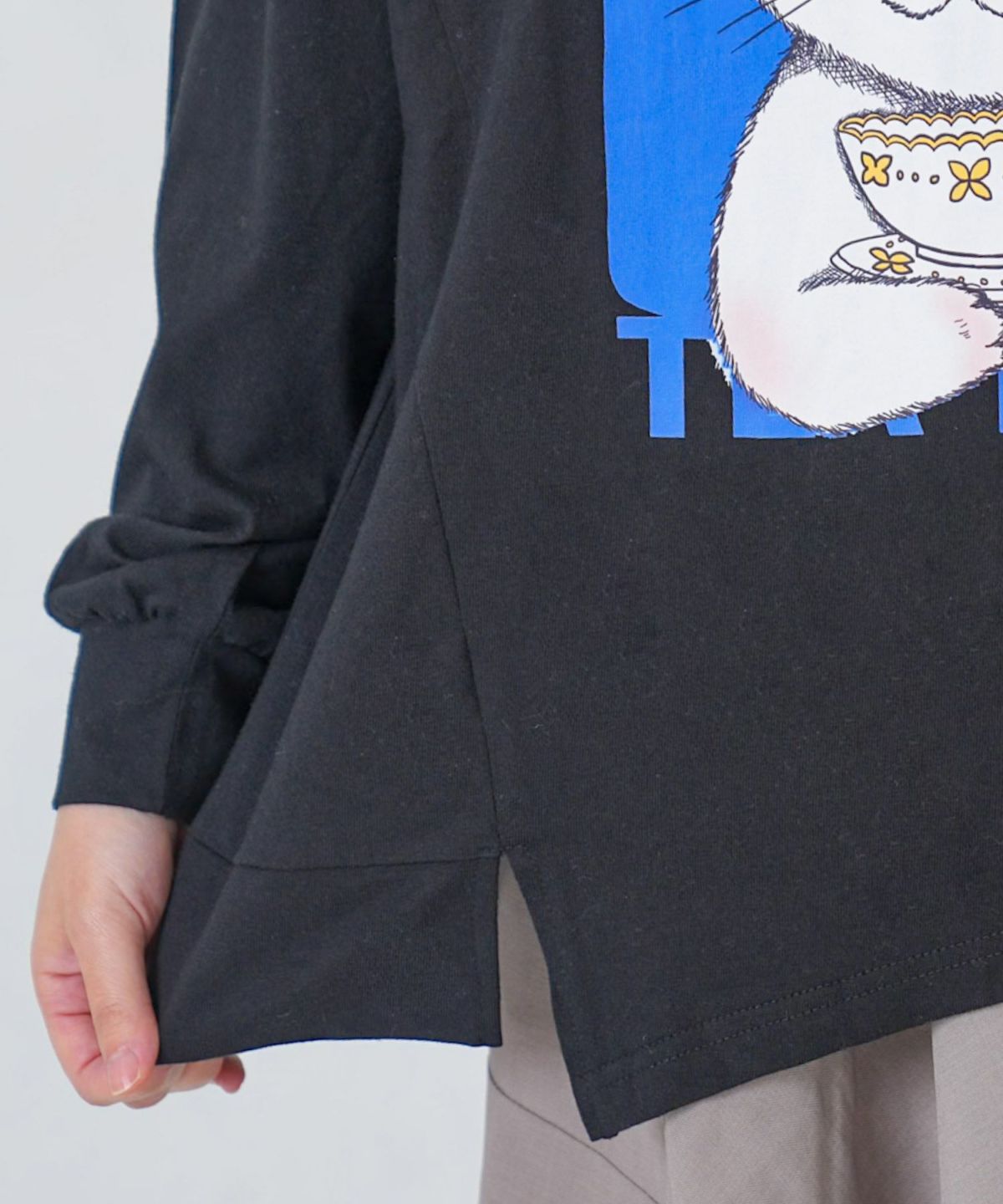 ティータイムターバンネコちゃんプルオーバー-6