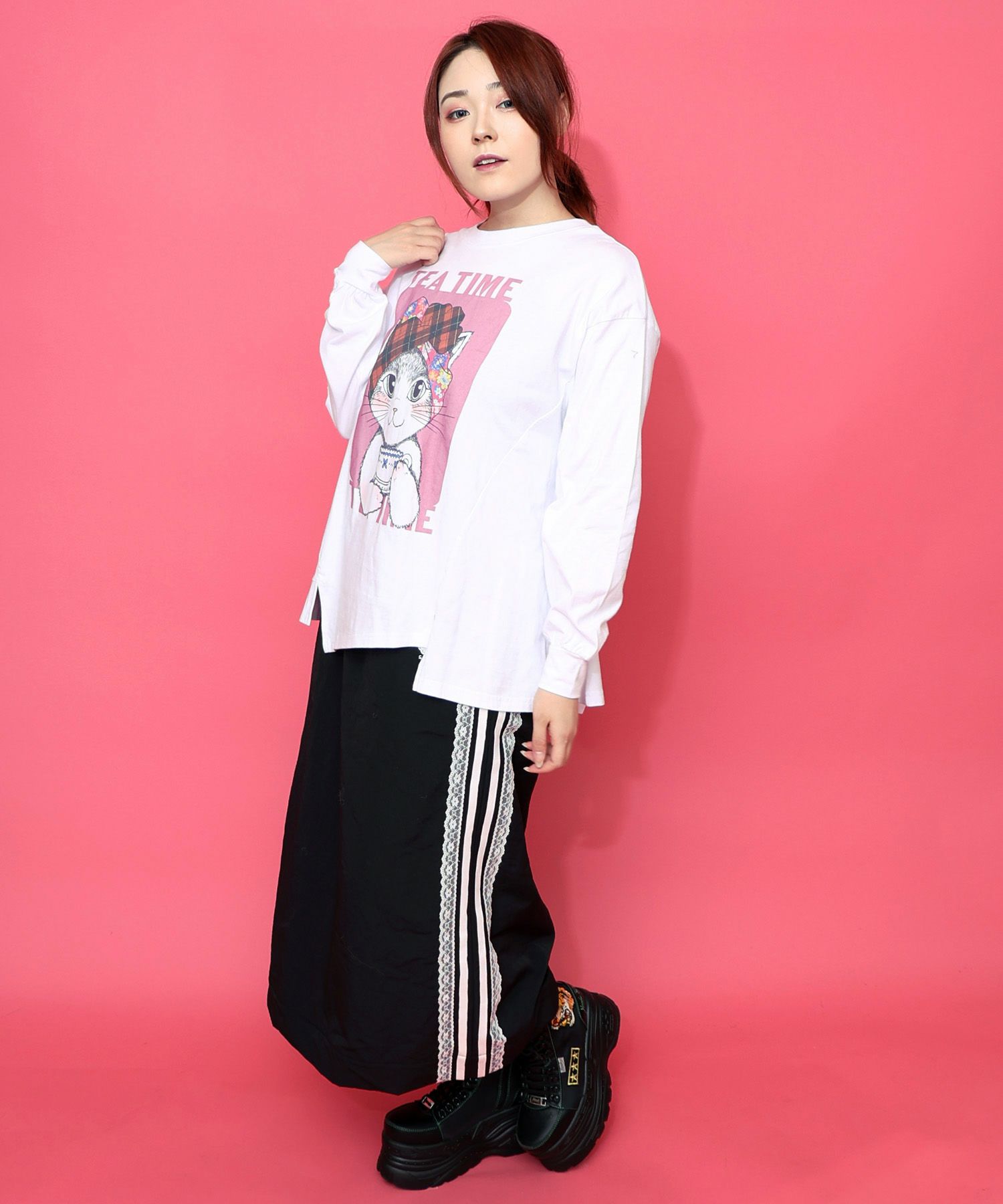 ティータイムターバンネコちゃんプルオーバー-8