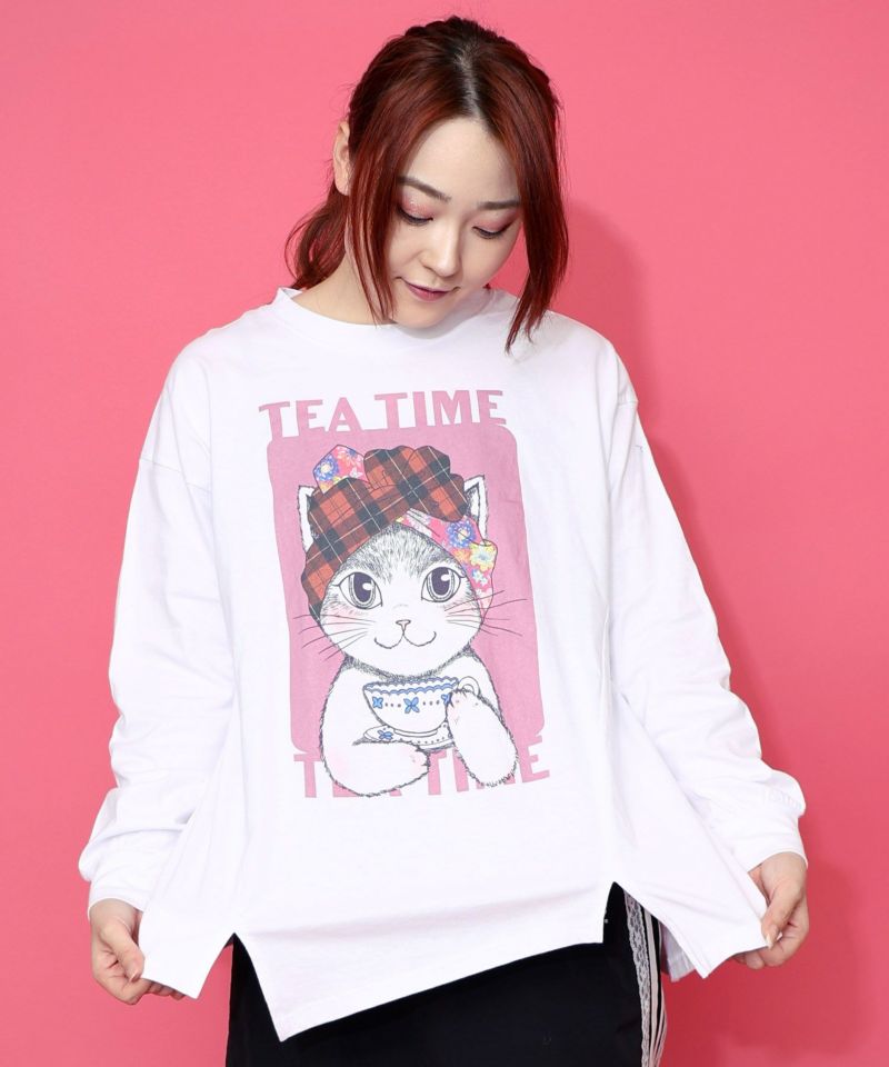 ティータイムターバンネコちゃんプルオーバー-9