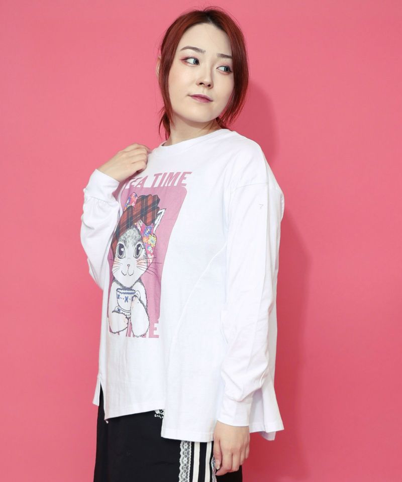 ティータイムターバンネコちゃんプルオーバー-10